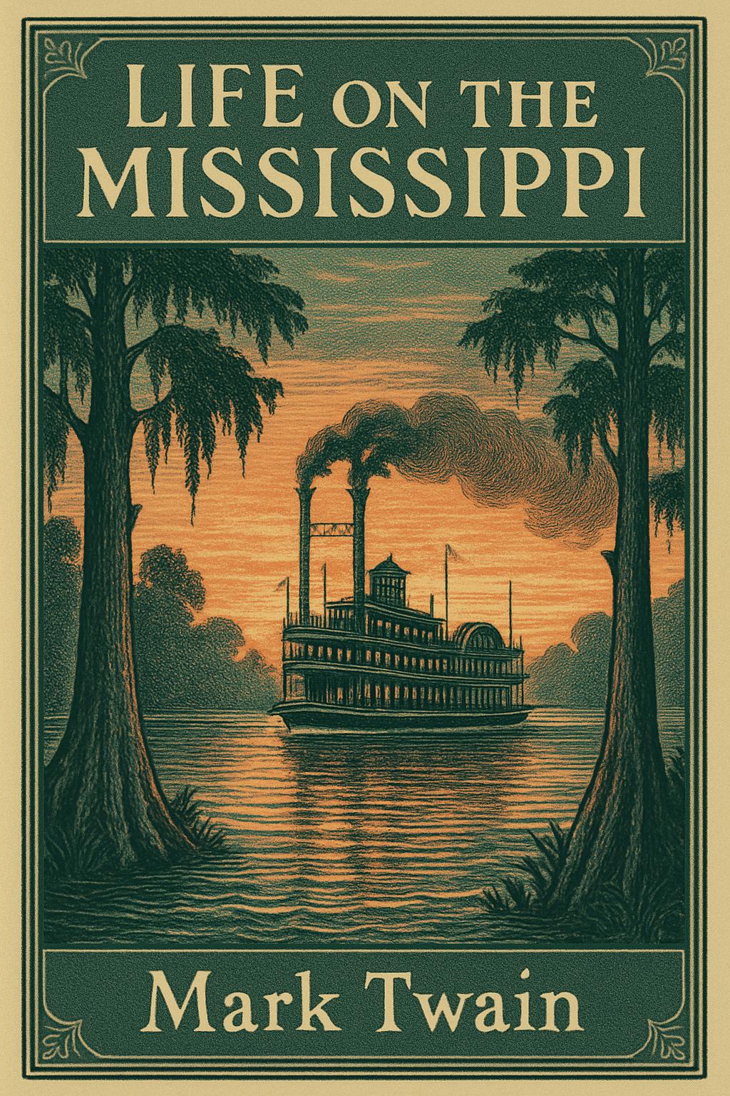 Cover of Life on the Mississippi by Mark Twain