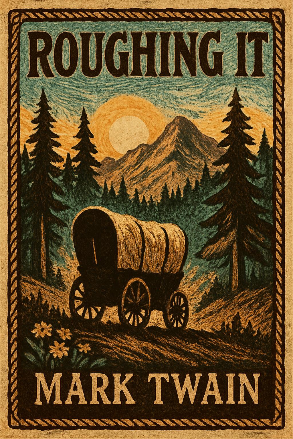 Cover of Roughing It by Mark Twain