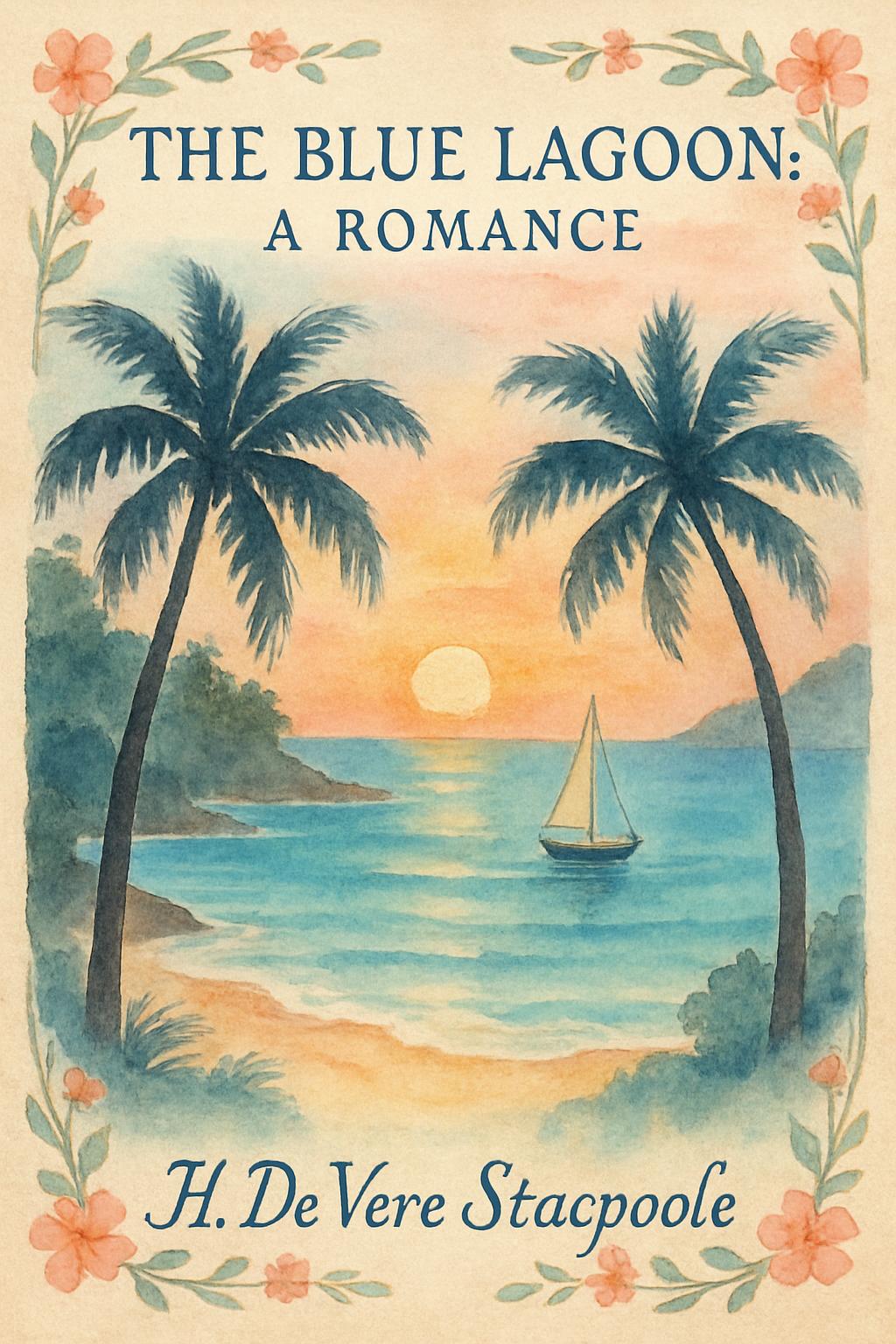 Cover of The Blue Lagoon: A Romance by H. De Vere (Henry De Vere) Stacpoole