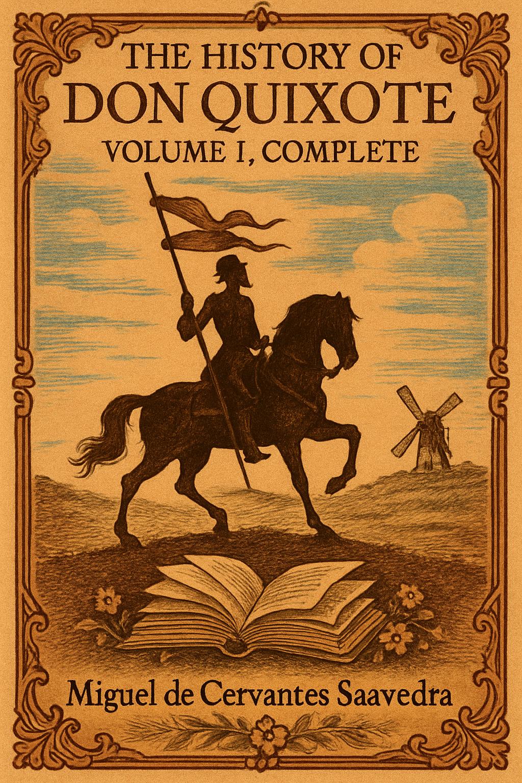 Cover of The History of Don Quixote, Volume 1, Complete by Miguel de Cervantes Saavedra
