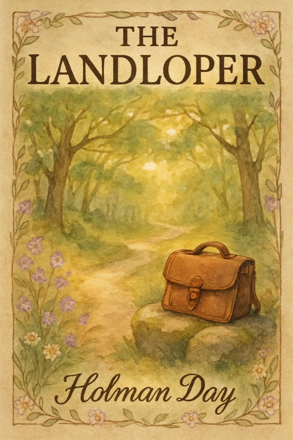 Cover of The Landloper: The Romance of a Man on Foot by Holman Day