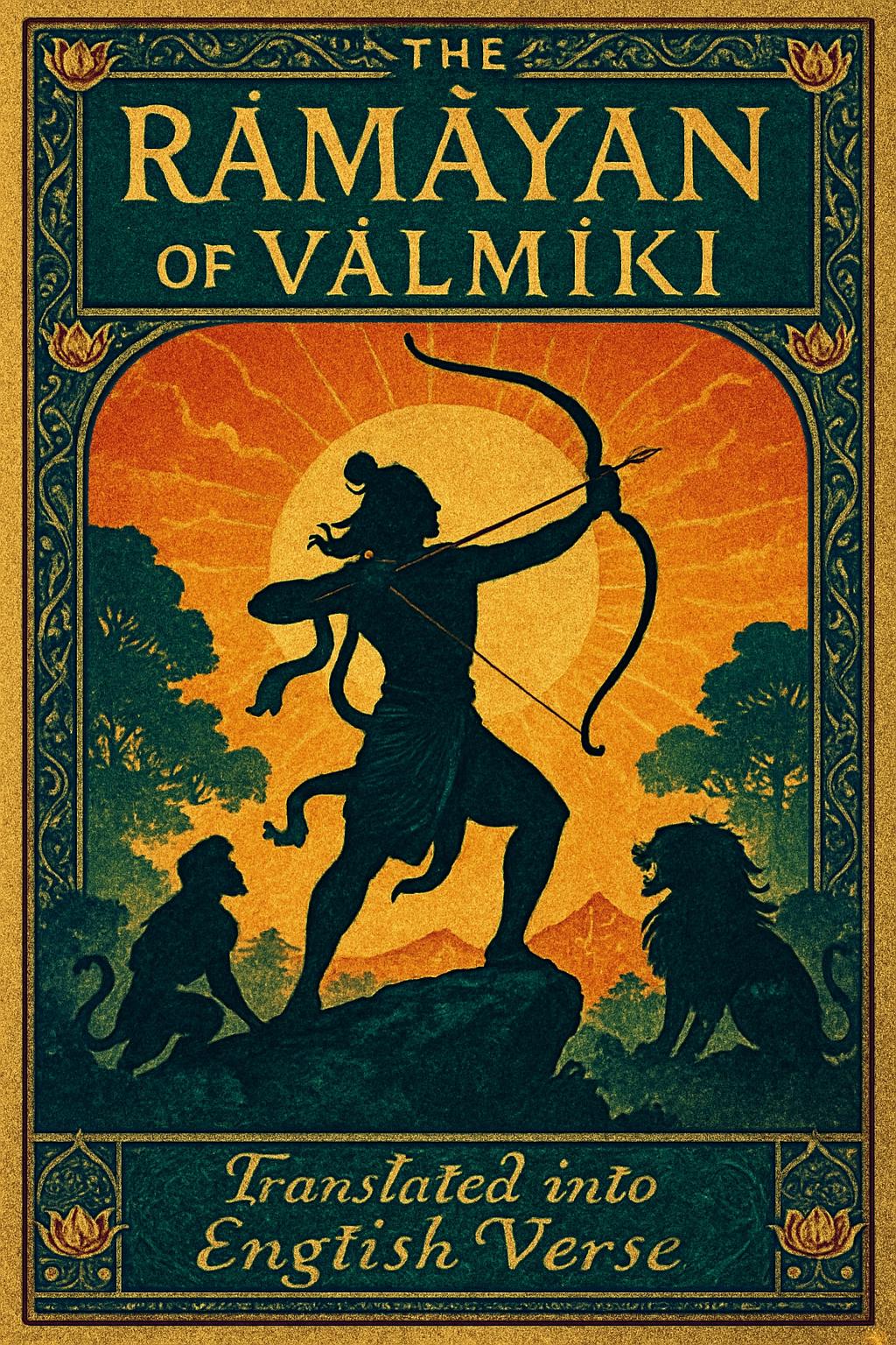 Cover of The Rámáyan of Válmíki, translated into English verse by Valmiki