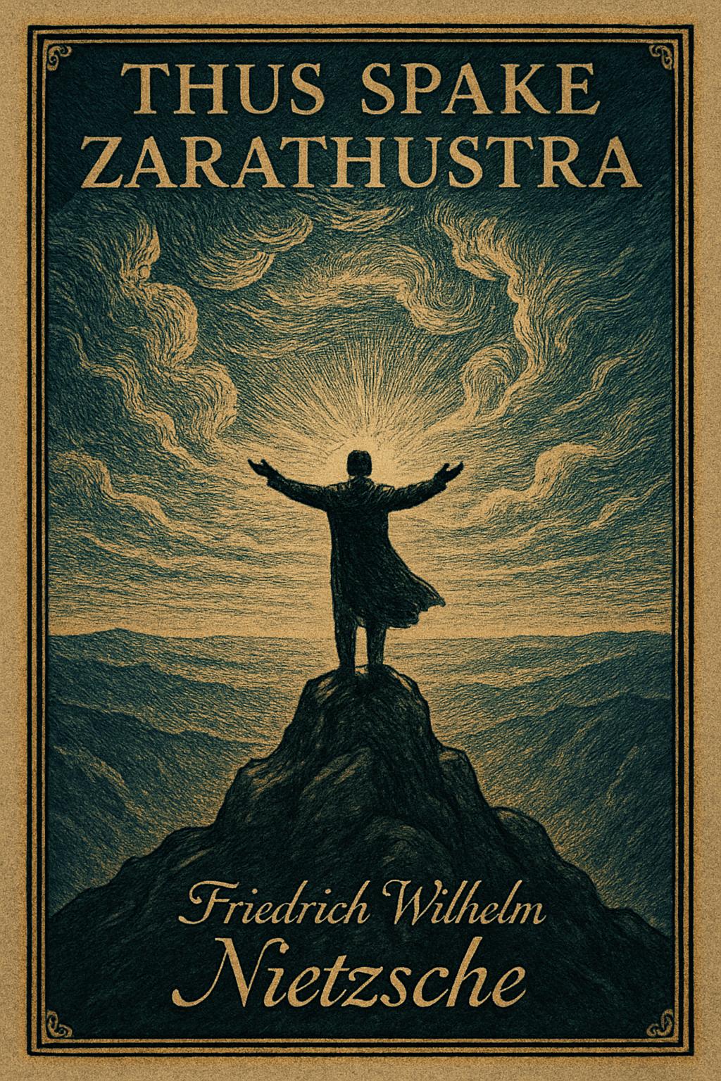 Cover of Thus Spake Zarathustra: A Book for All and None by Friedrich Wilhelm Nietzsche