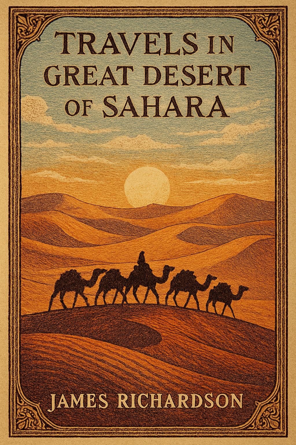 Cover of Travels in the Great Desert of Sahara, in the Years of 1845 and 1846 by James Richardson