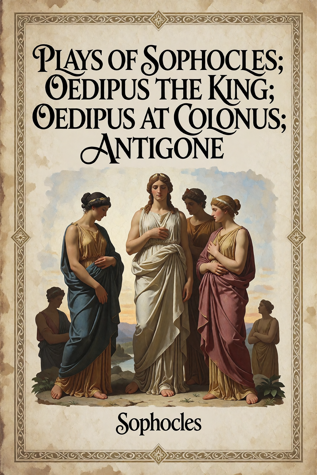 Cover of Plays of Sophocles: Oedipus the King; Oedipus at Colonus; Antigone by Sophocles