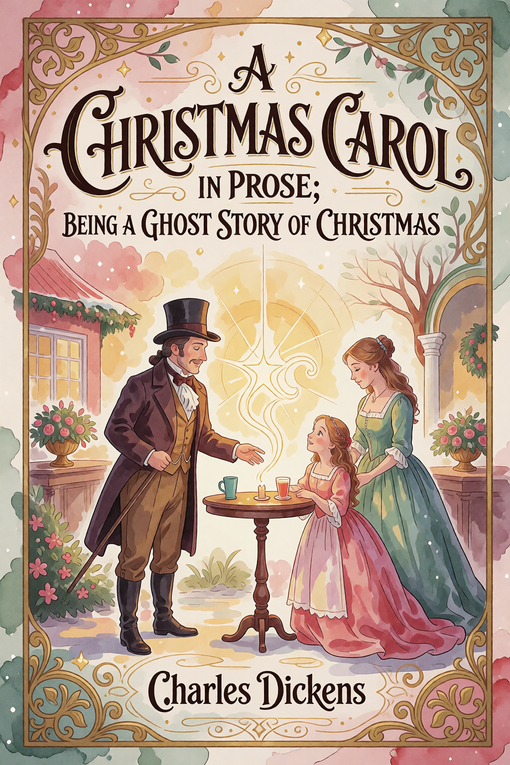 Cover of A Christmas Carol in Prose; Being a Ghost Story of Christmas by Charles Dickens