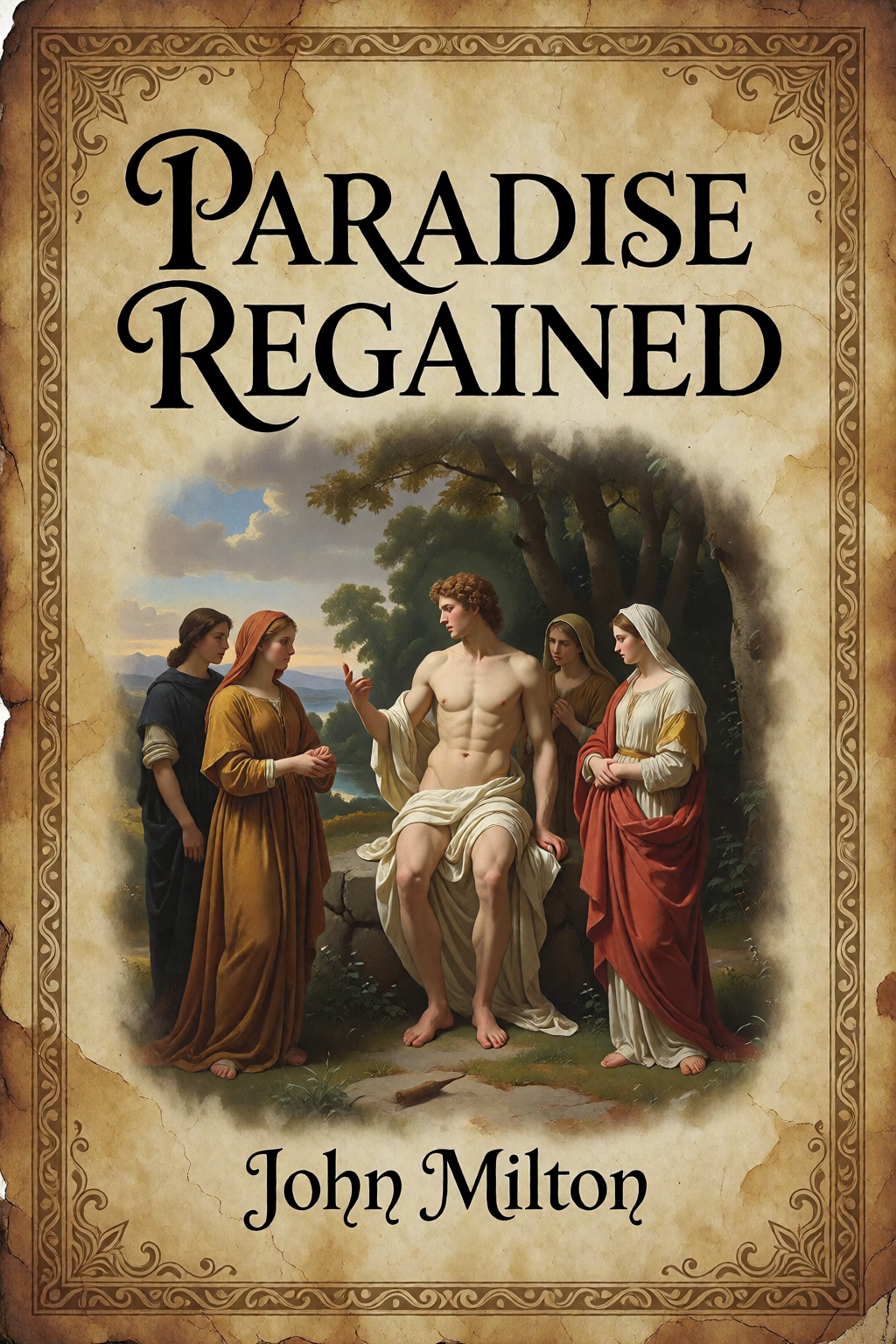 Cover of Paradise Regained by John Milton
