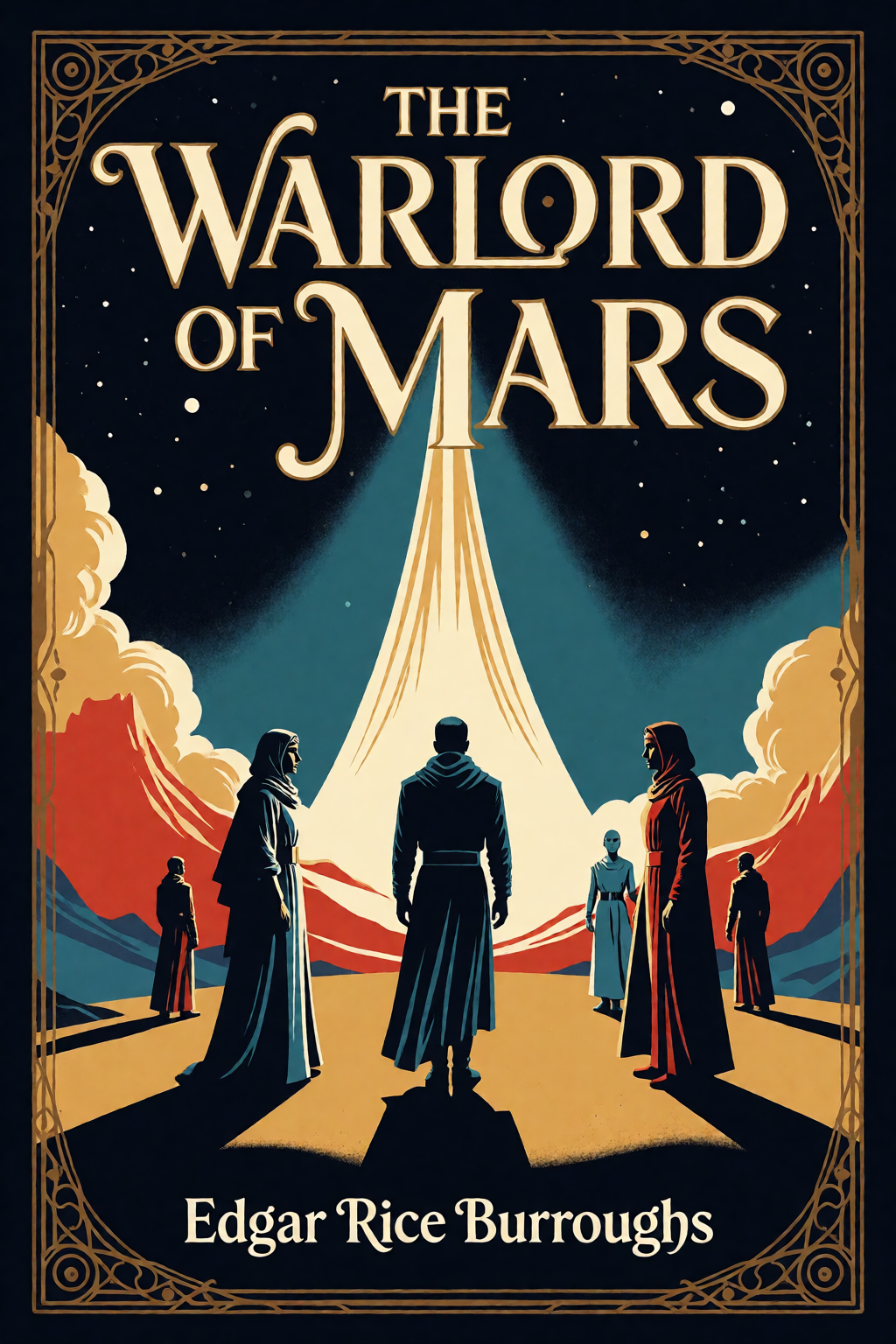 Cover of The warlord of Mars by Edgar Rice Burroughs
