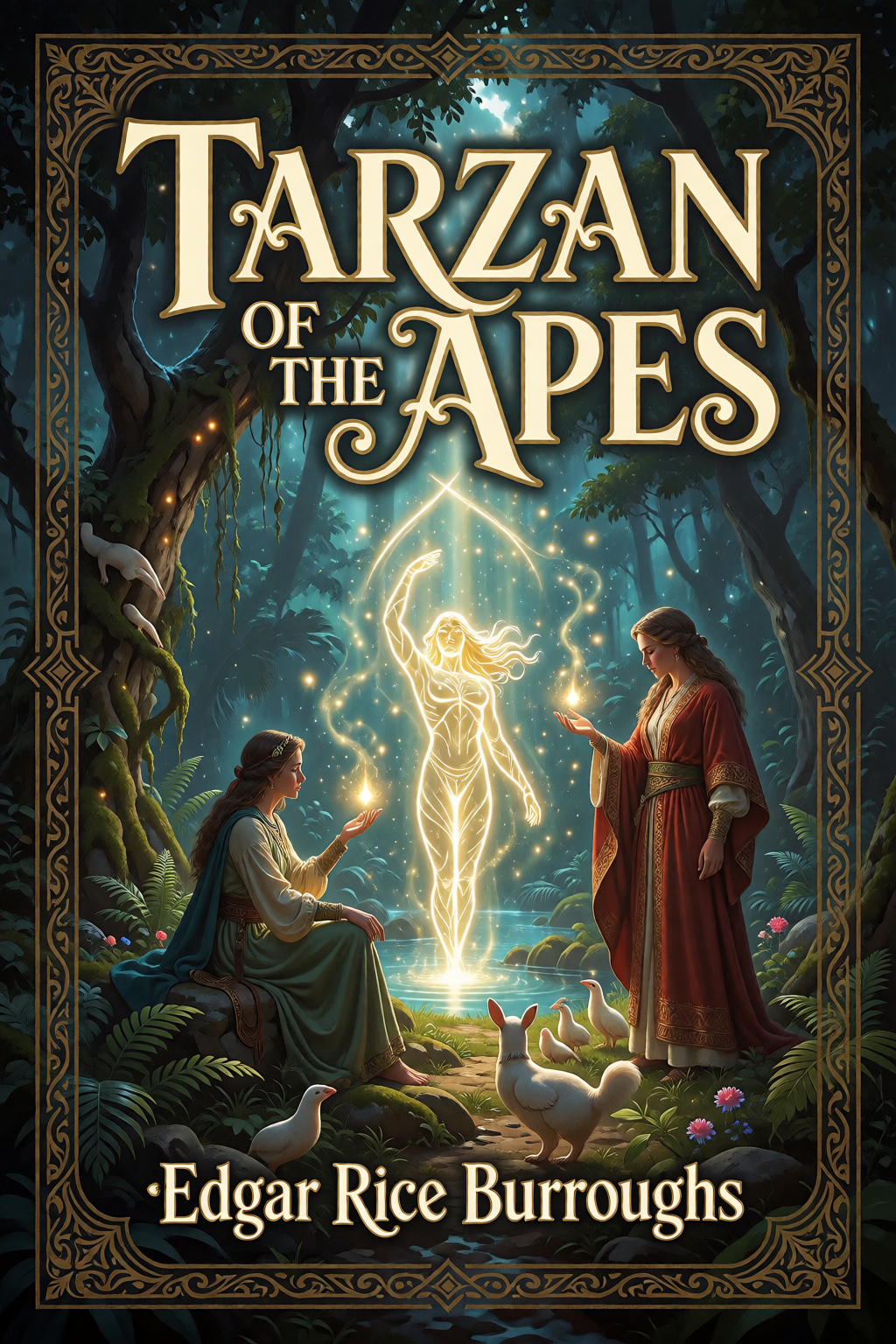 Cover of Tarzan of the Apes by Edgar Rice Burroughs