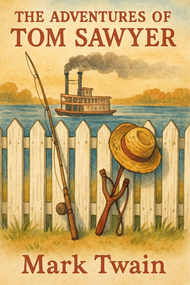 Cover of The Adventures of Tom Sawyer by Mark Twain