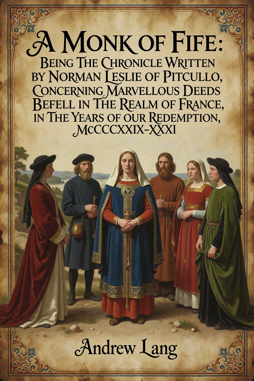 Cover of A Monk of Fife: Being the Chronicle Written by Norman Leslie of Pitcullo, Concerning Marvellous Deeds That Befell in the Realm of France, in the Years of Our Redemption, MCCCCXXIX-XXXI by Andrew Lang