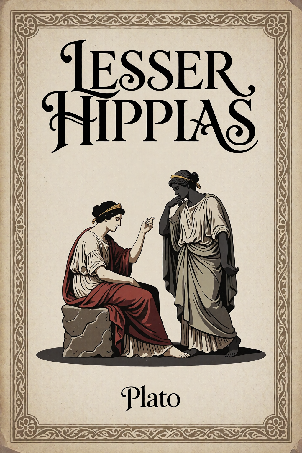 Cover of Lesser Hippias by Plato