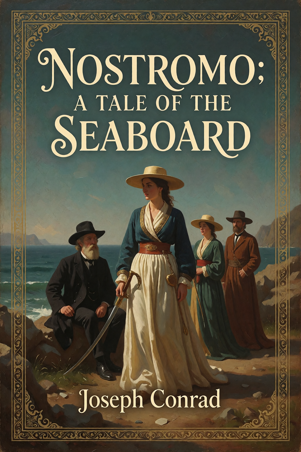 Cover of Nostromo: A Tale of the Seaboard by Joseph Conrad