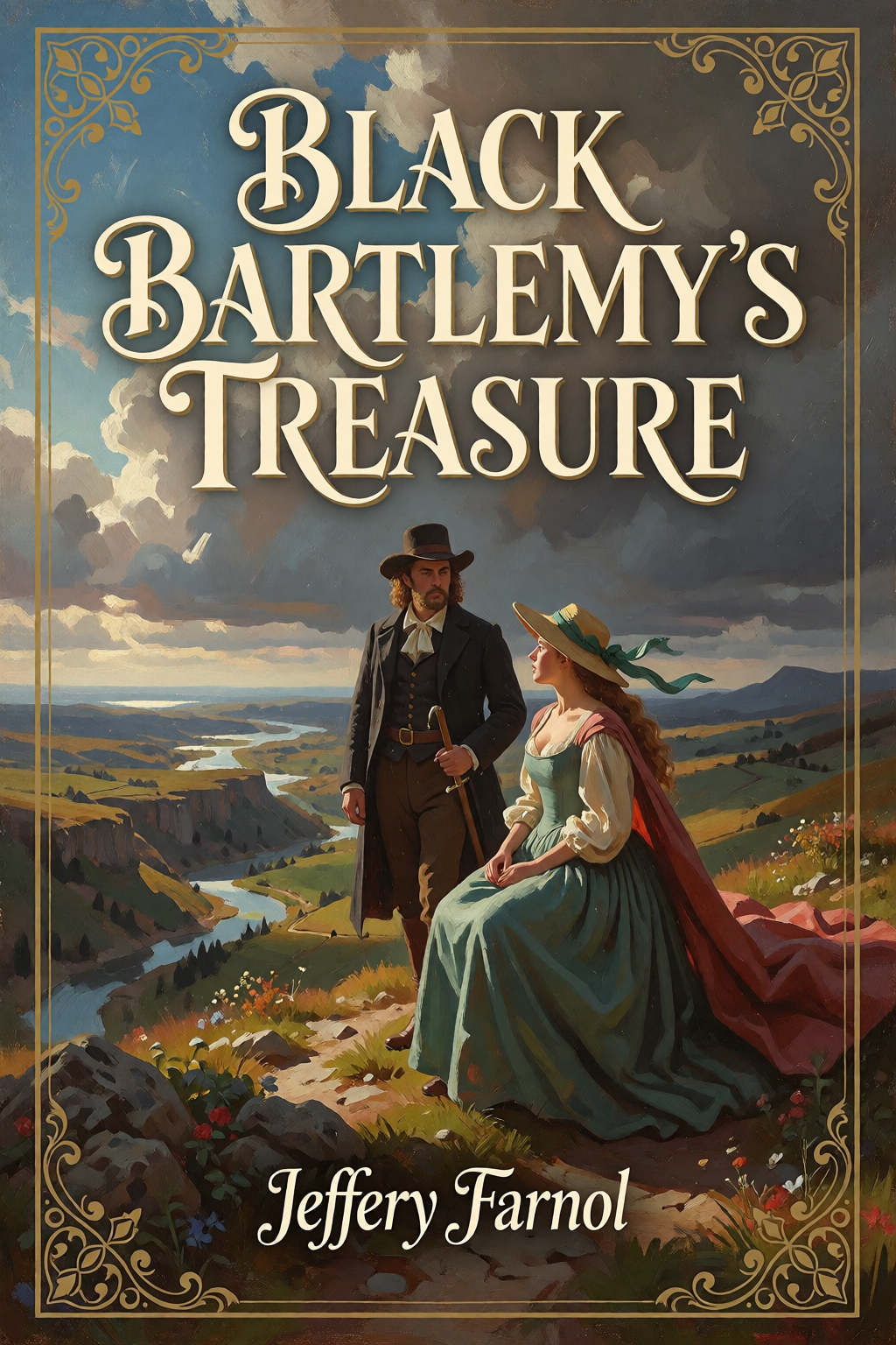 Cover of Black Bartlemy's Treasure by Jeffery Farnol