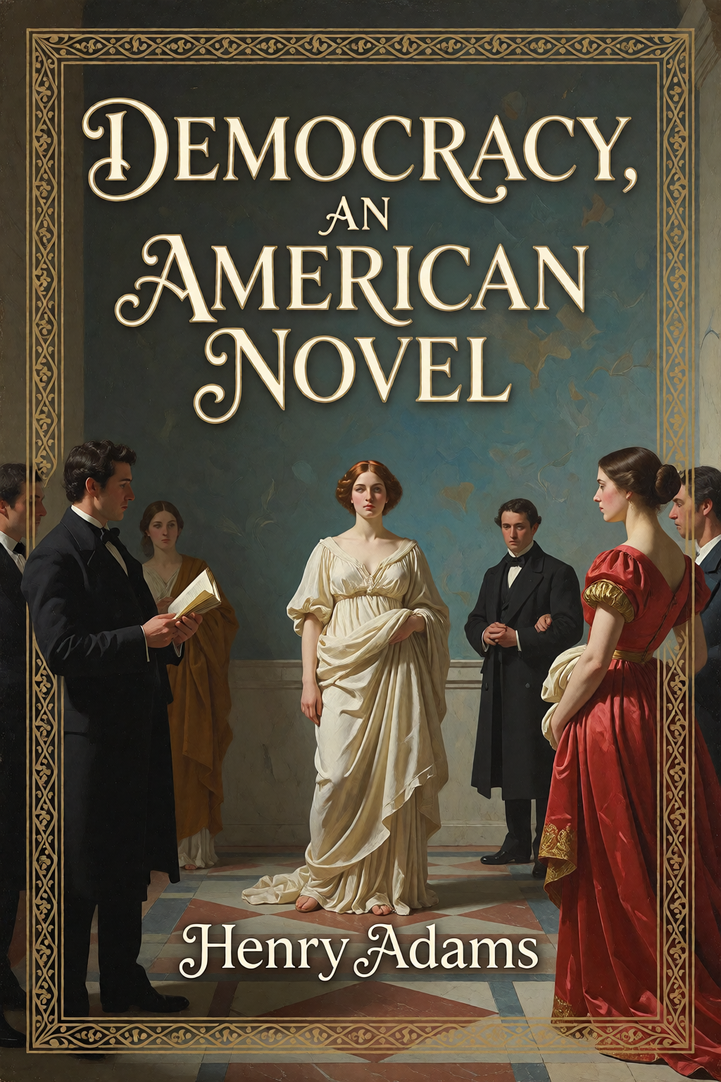 Cover of Democracy, an American novel by Henry Adams