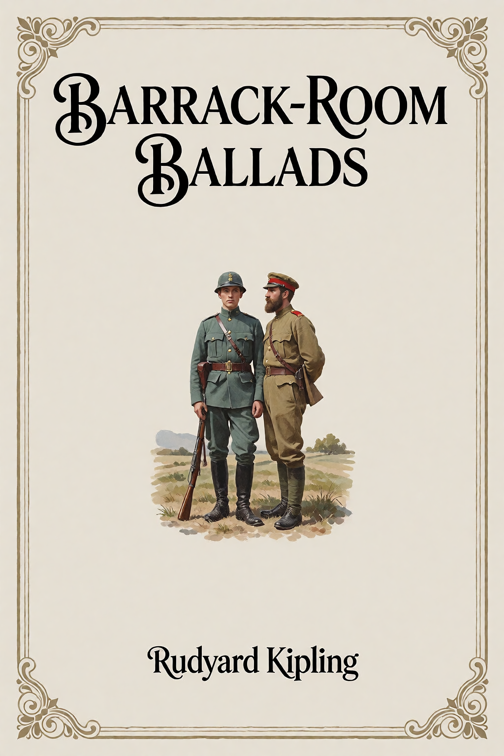 Cover of Barrack-room ballads by Rudyard Kipling