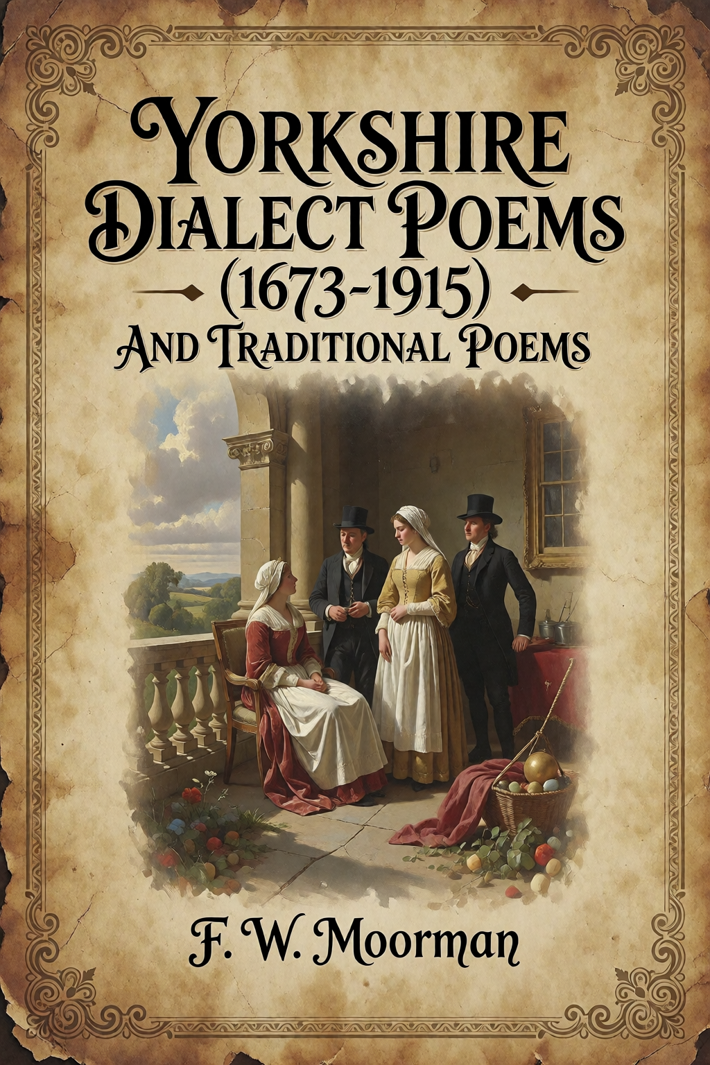 Cover of Yorkshire Dialect Poems (1673-1915) and traditional poems by F. W. Moorman