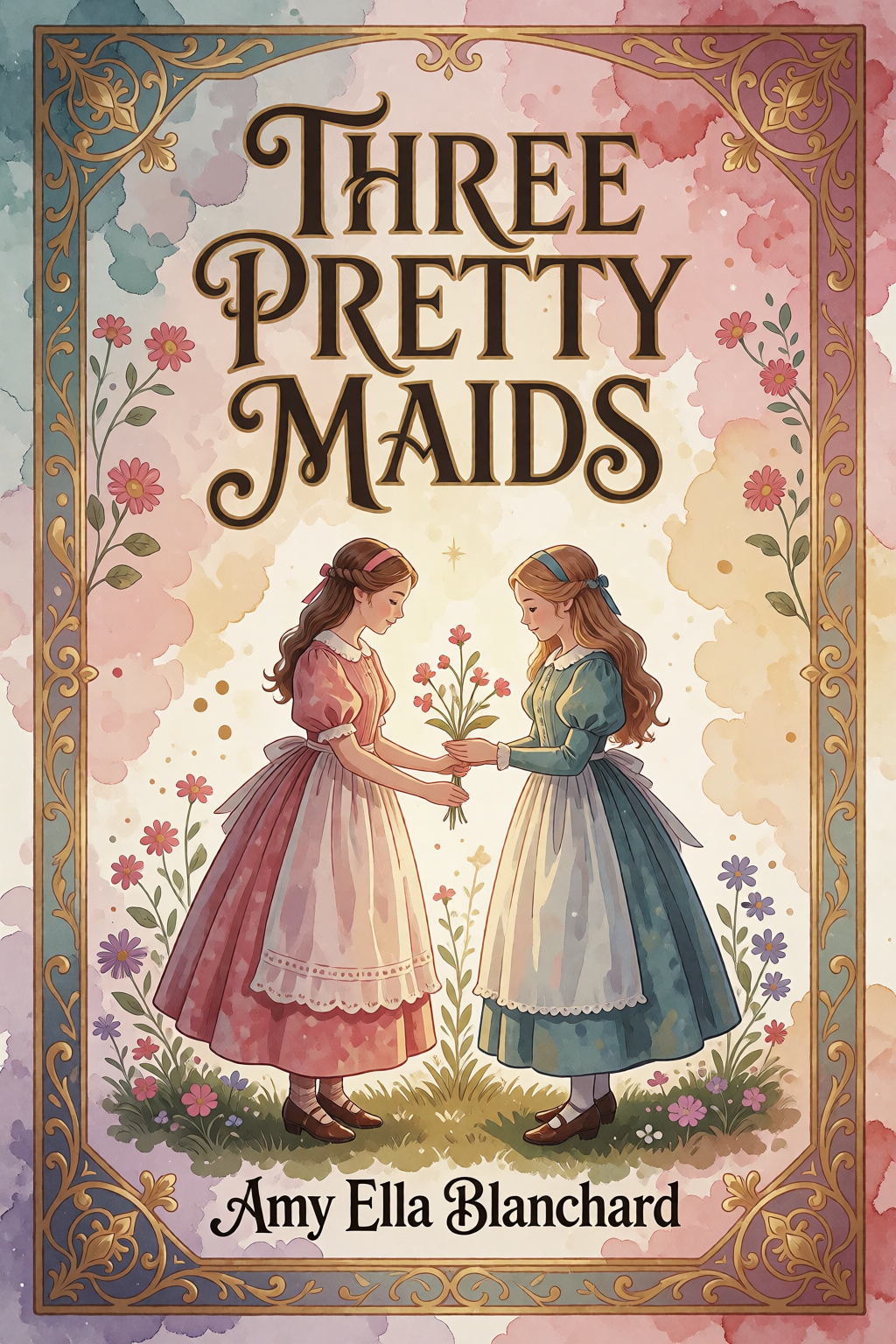 Cover of Three pretty maids by Amy Ella Blanchard