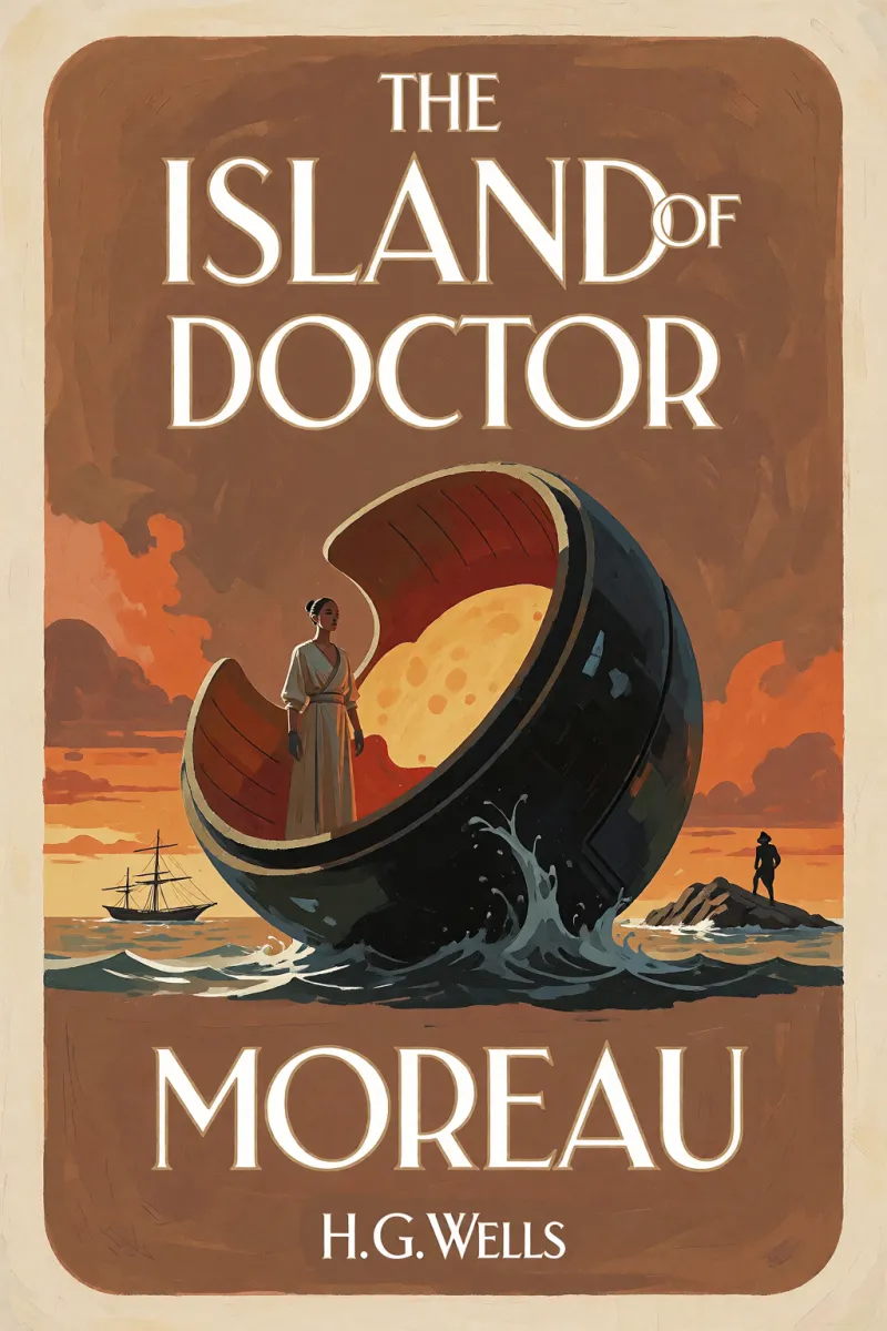Cover of The island of Doctor Moreau by H. G. Wells