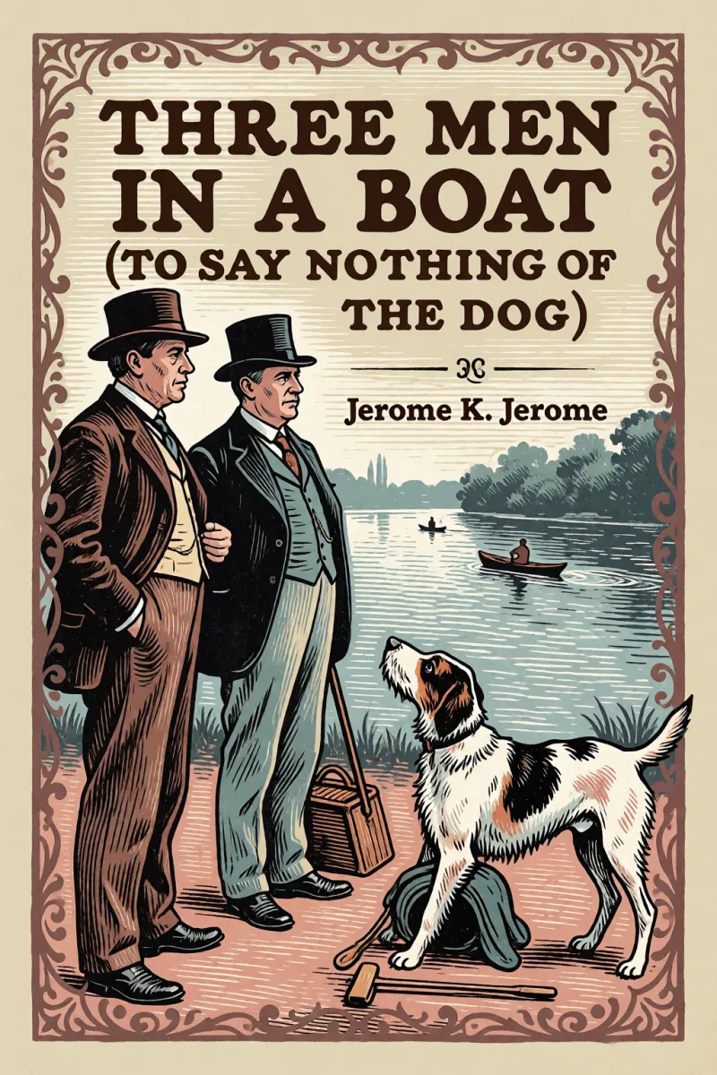 Cover of Three men in a boat (to say nothing of the dog) by Jerome K. Jerome