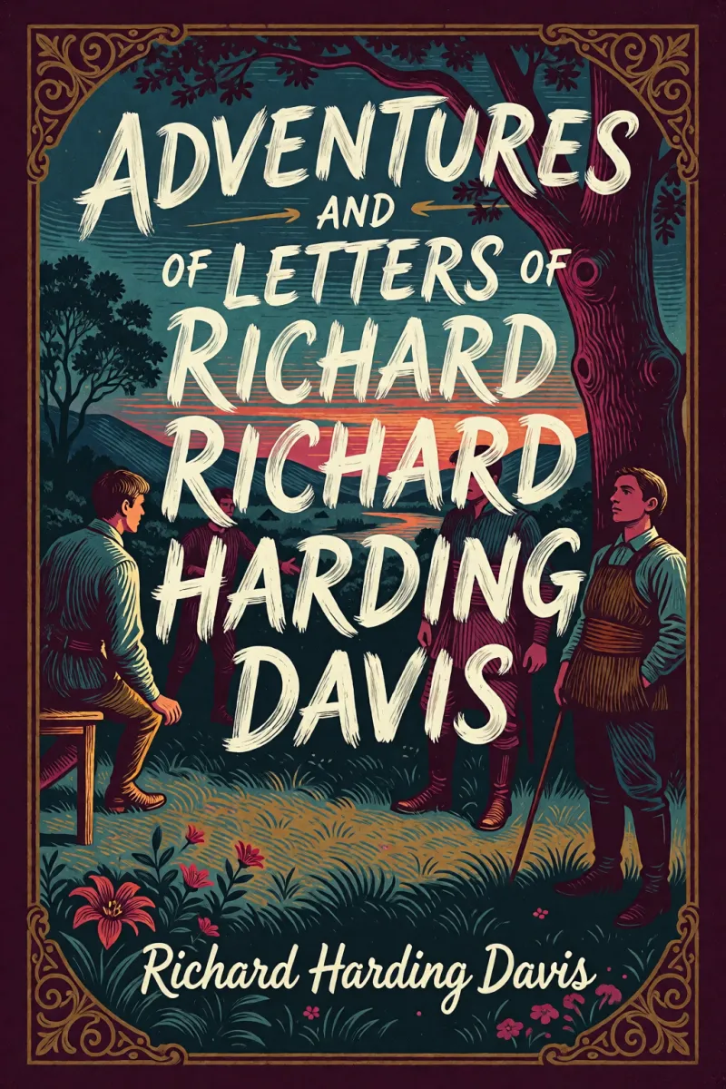 Cover of Adventures and Letters of Richard Harding Davis by Richard Harding Davis