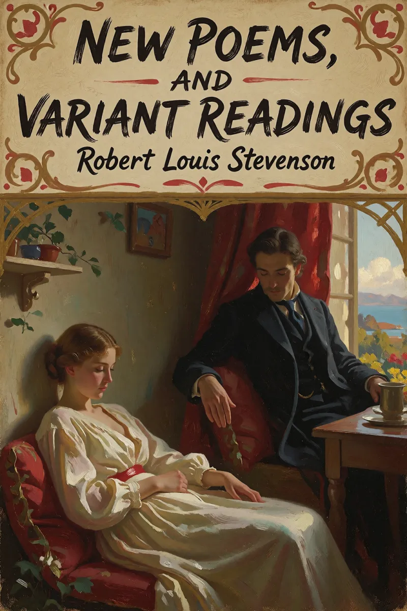 Cover of New Poems, and Variant Readings by Robert Louis Stevenson