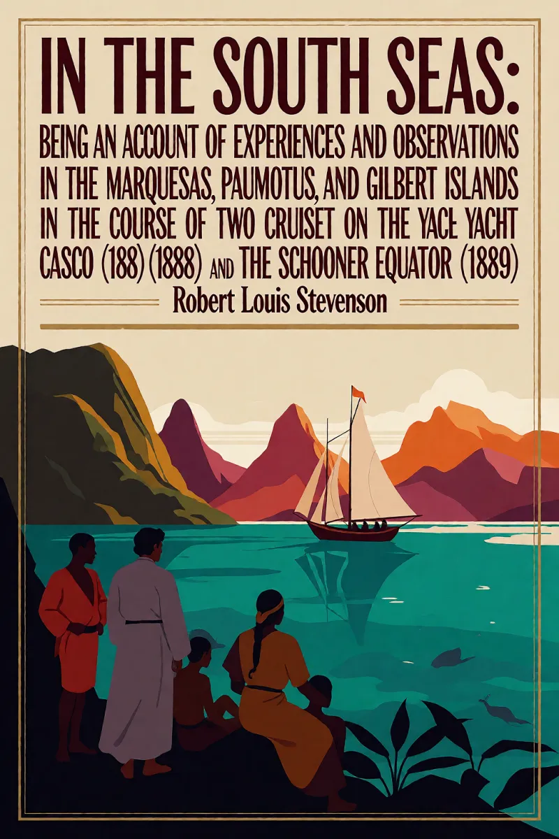 Cover of In the South Seas: Being an Account of Experiences and Observations in the Marquesas, Paumotus and Gilbert Islands in the Course of Two Cruises on the Yacht "Casco" (1888) and the Schooner "Equator" (1889) by Robert Louis Stevenson