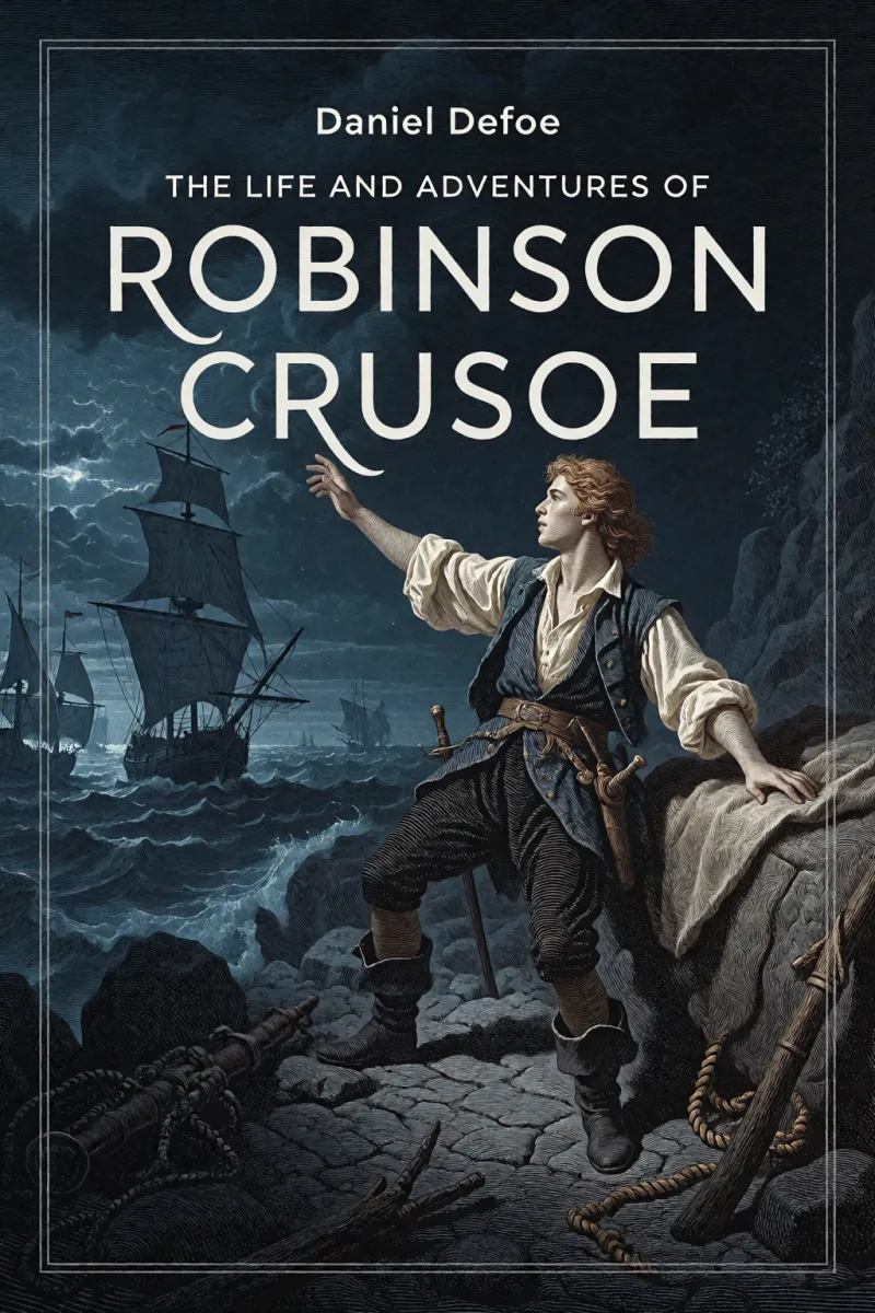 Cover of The Life and Adventures of Robinson Crusoe by Daniel Defoe