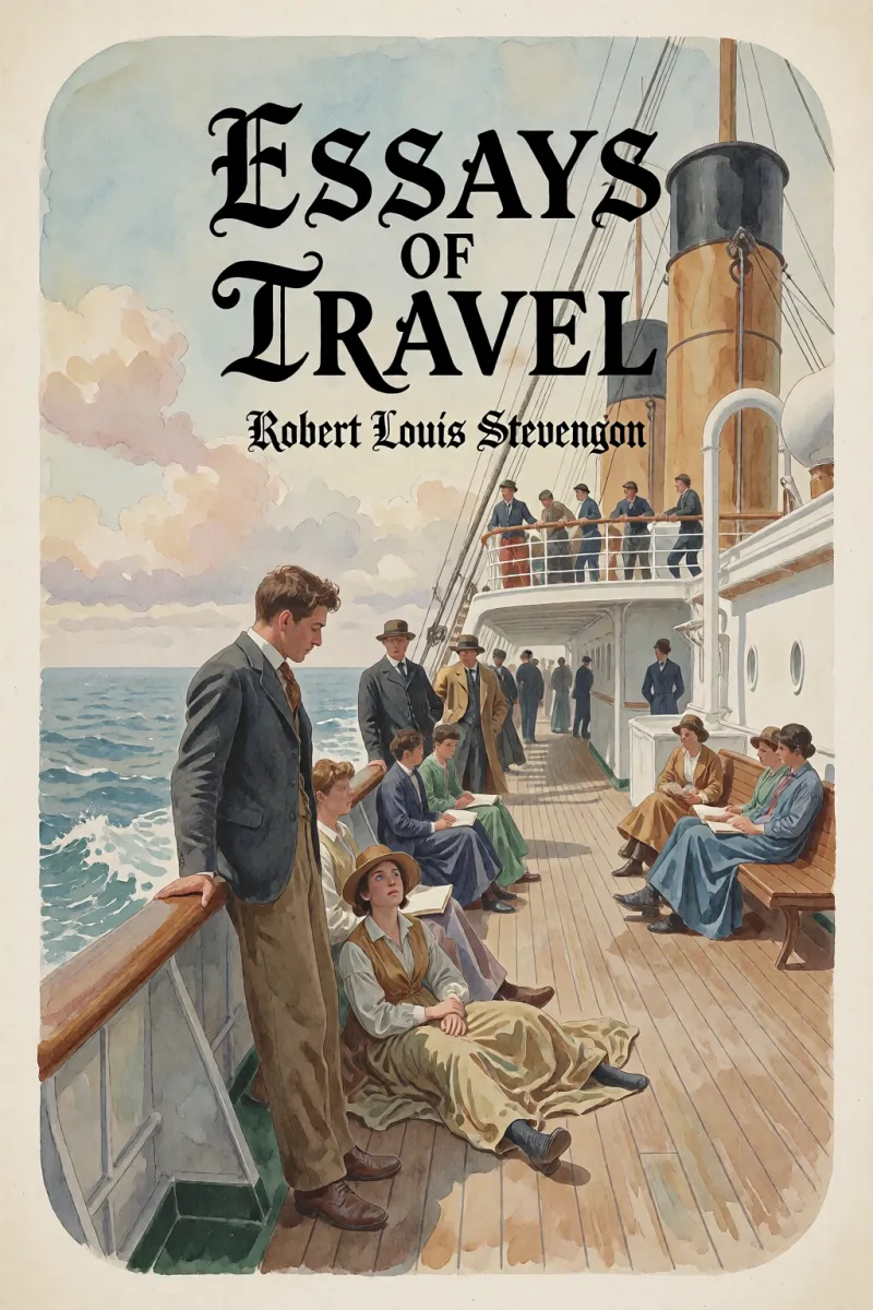 Cover of Essays of Travel by Robert Louis Stevenson