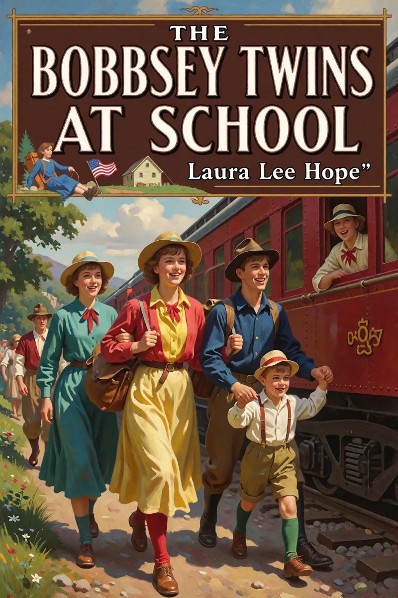 Cover of The Bobbsey Twins at School by Laura Lee Hope