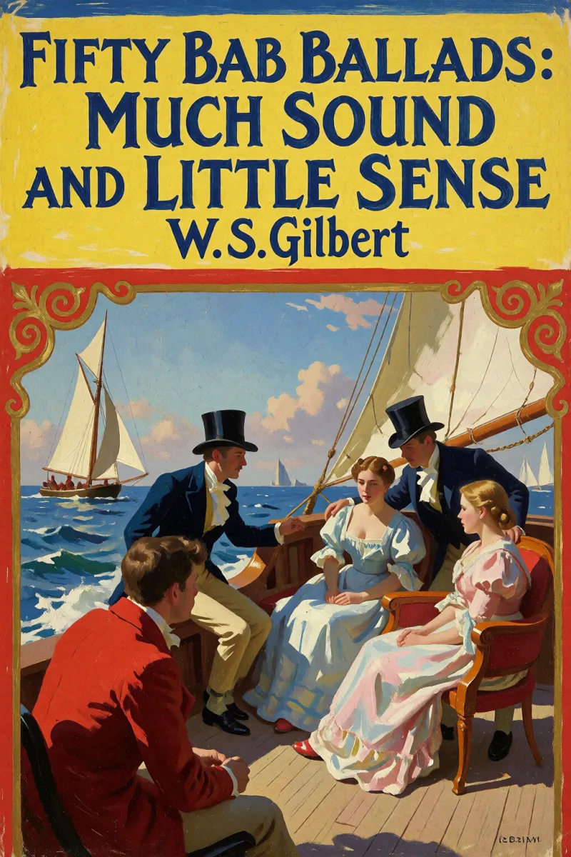Cover of Fifty "Bab" Ballads: Much Sound and Little Sense by W. S. Gilbert