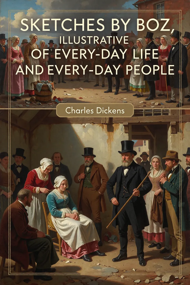 Cover of Sketches by Boz, Illustrative of Every-Day Life and Every-Day People by Charles Dickens