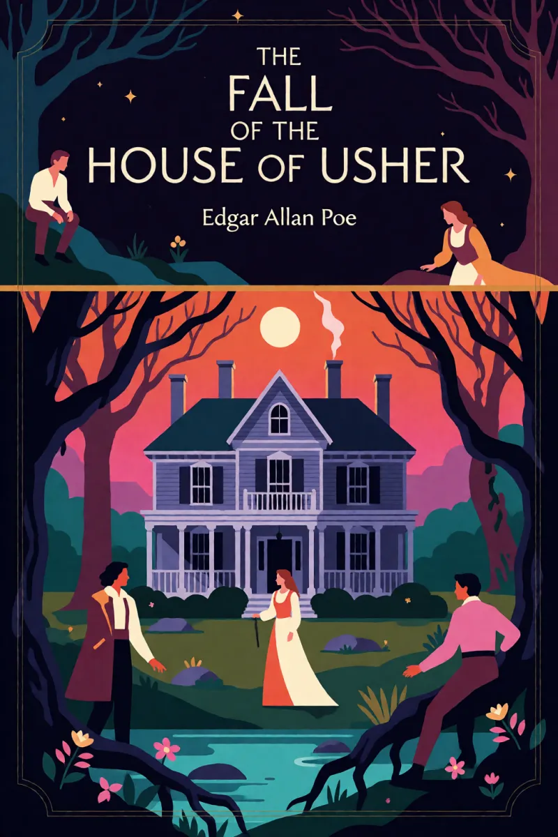 Cover of The Fall of the House of Usher by Edgar Allan Poe