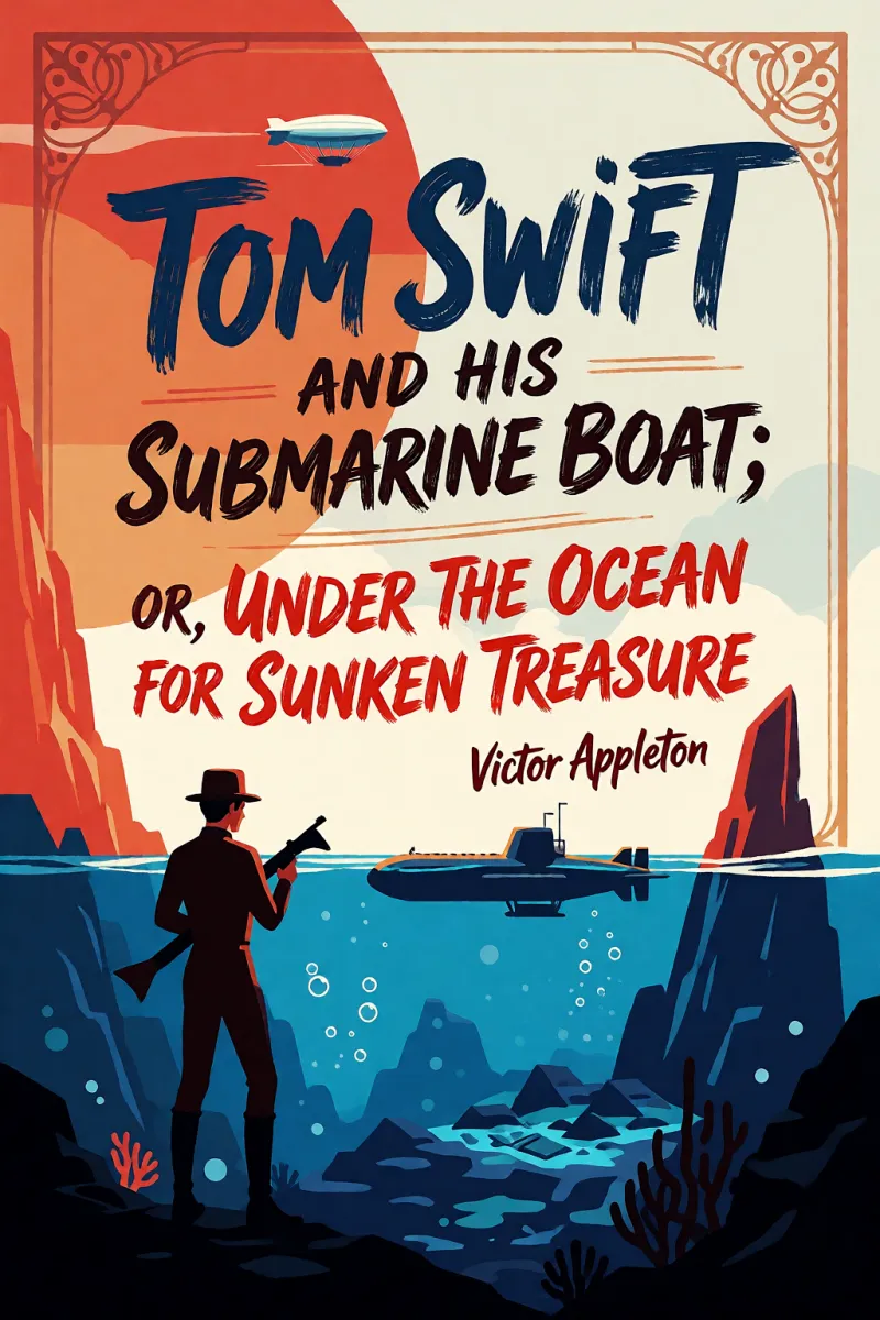 Cover of Tom Swift and His Submarine Boat; Or, Under the Ocean for Sunken Treasure by Victor Appleton