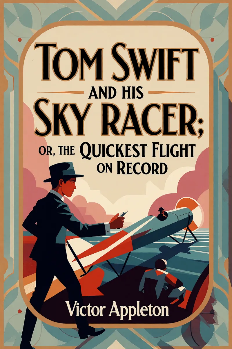 Cover of Tom Swift and His Sky Racer; Or, The Quickest Flight on Record by Victor Appleton