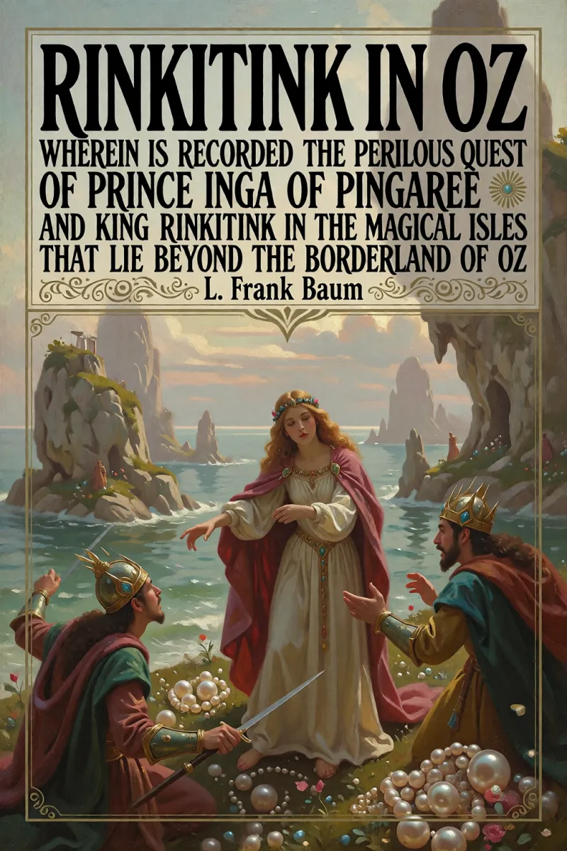 Cover of Rinkitink in Oz: Wherein Is Recorded the Perilous Quest of Prince Inga of Pingaree and King Rinkitink in the Magical Isles That Lie Beyond the Borderland of Oz by L. Frank Baum