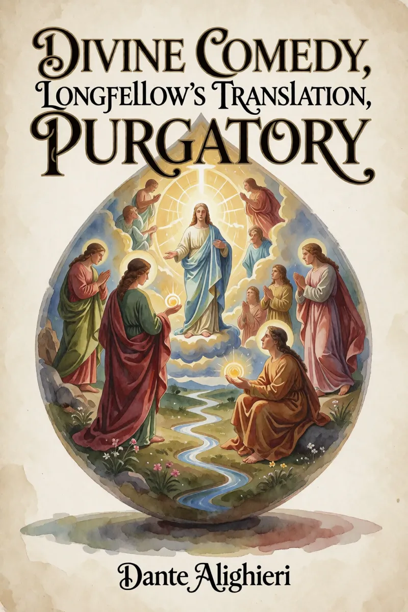 Cover of Divine Comedy, Longfellow's Translation, Purgatory by Dante Alighieri
