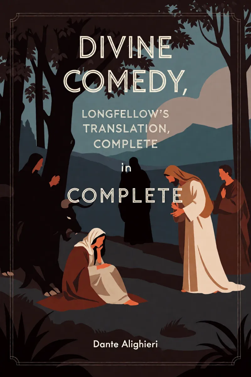 Cover of Divine Comedy, Longfellow's Translation, Complete by Dante Alighieri