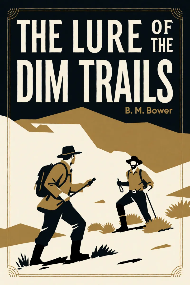 Cover of The Lure of the Dim Trails by B. M. Bower
