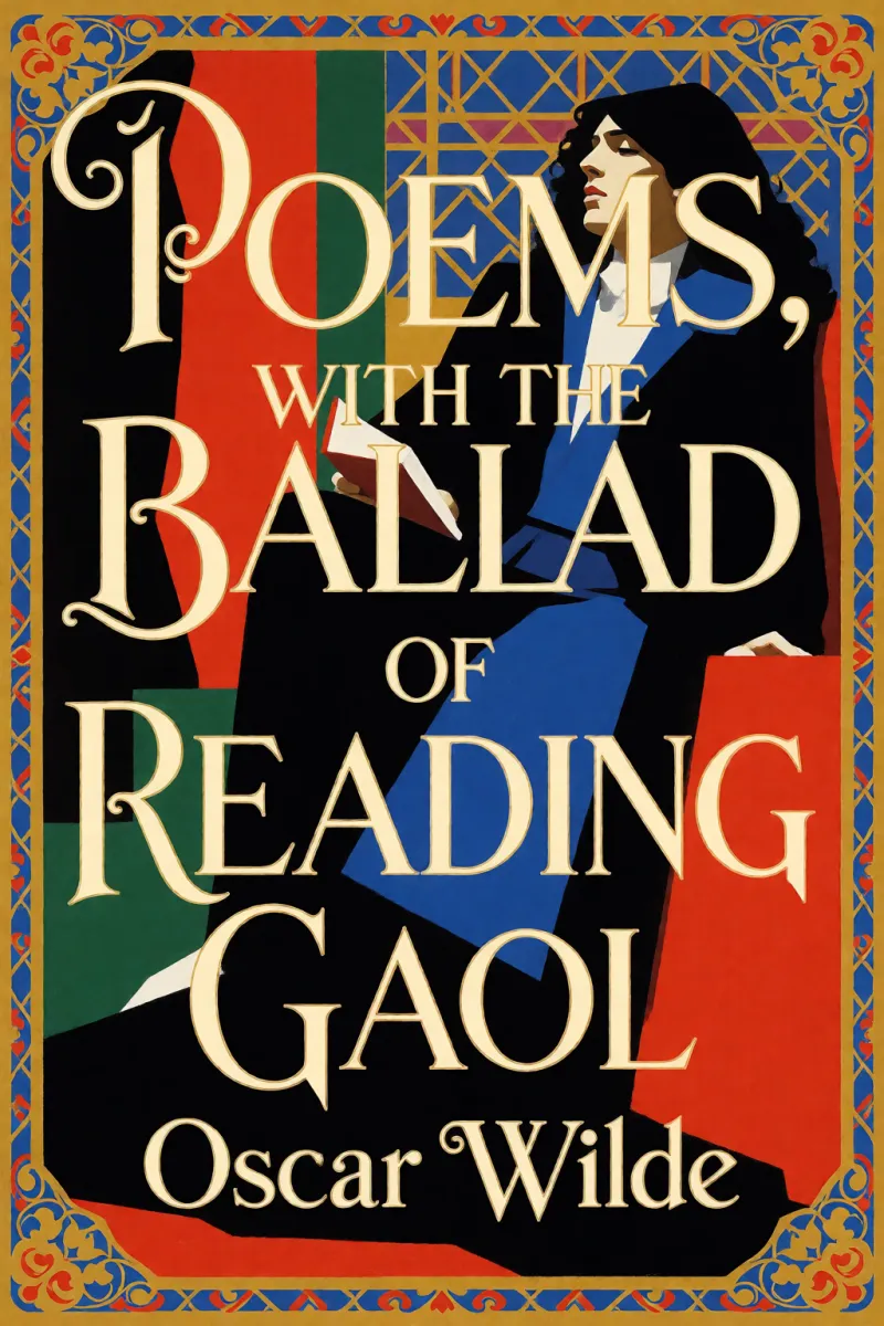 Cover of Poems, with The Ballad of Reading Gaol by Oscar Wilde
