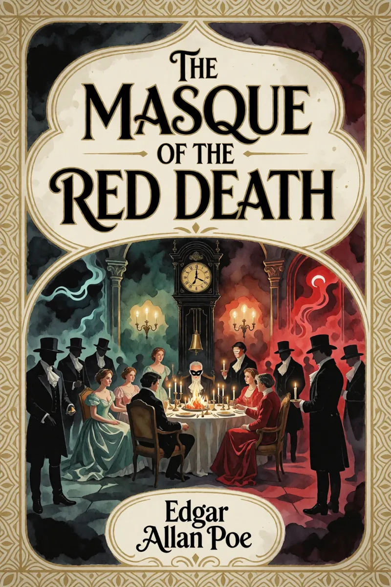 Cover of The Masque of the Red Death by Edgar Allan Poe