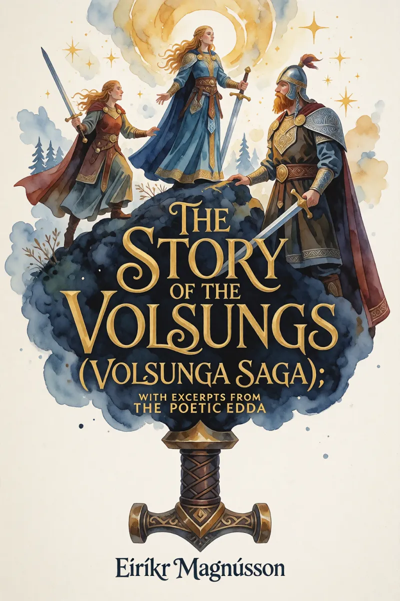 Cover of The Story of the Volsungs (Volsunga Saga); with Excerpts from the Poetic Edda by Eiríkr Magnússon