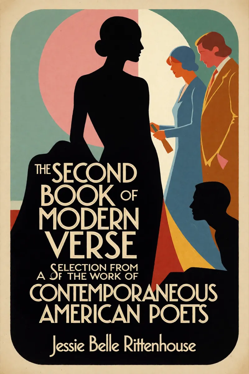 Cover of The Second Book of Modern Verse: A Selection from the Work of Contemporaneous American Poets by Jessie Belle Rittenhouse