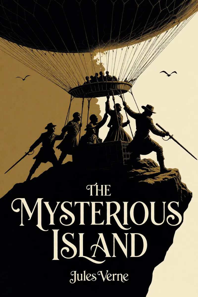 Cover of The Mysterious Island by Jules Verne