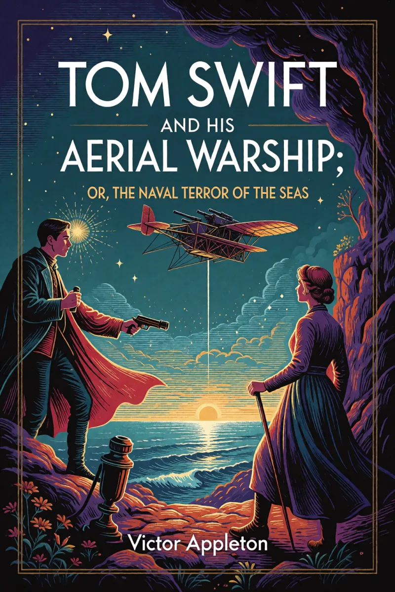 Cover of Tom Swift and His Aerial Warship; Or, The Naval Terror of the Seas by Victor Appleton