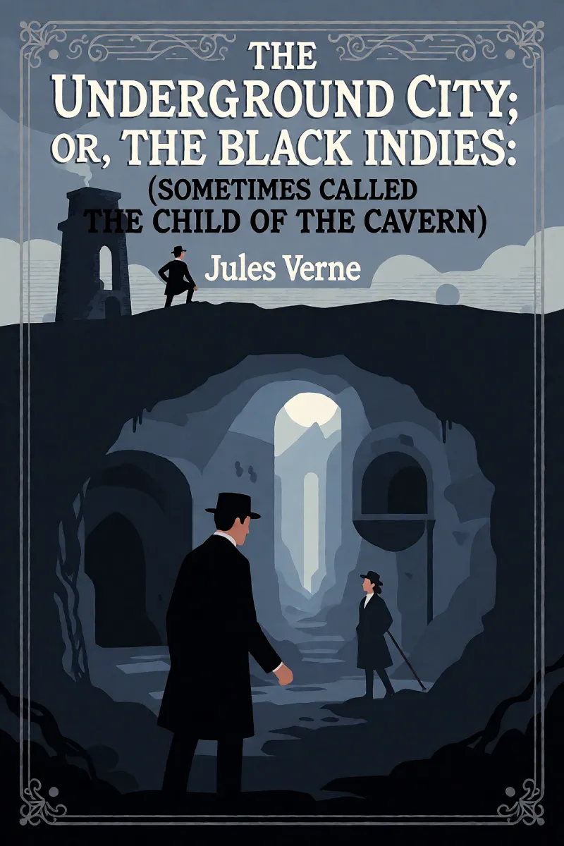 Cover of The Underground City; Or, The Black Indies: (Sometimes Called The Child of the Cavern) by Jules Verne