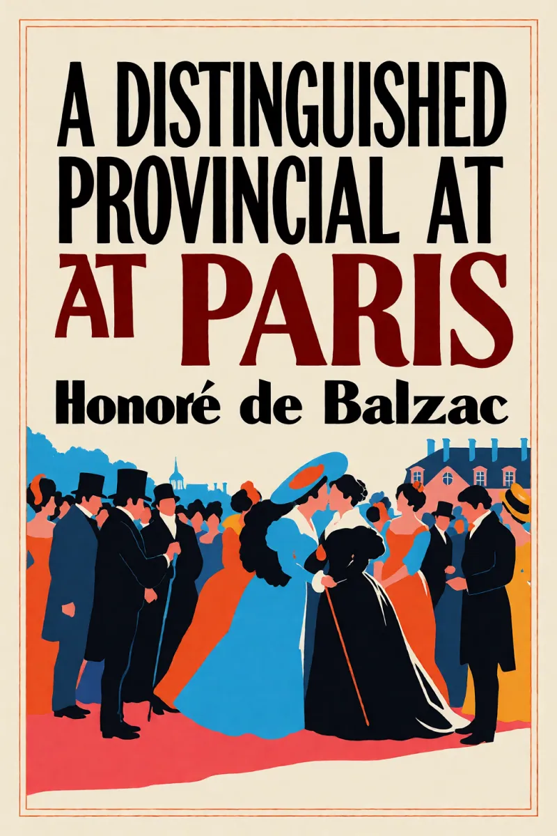 Cover of A Distinguished Provincial at Paris by Honoré de Balzac