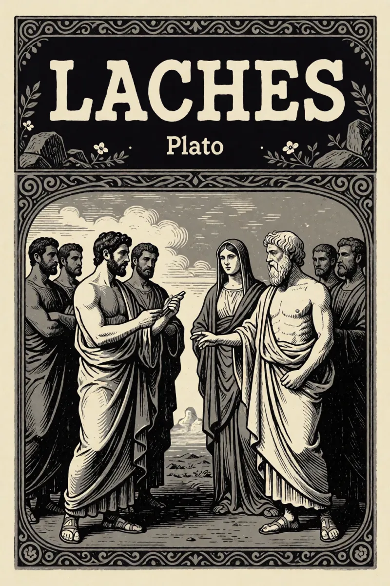 Cover of Laches by Plato