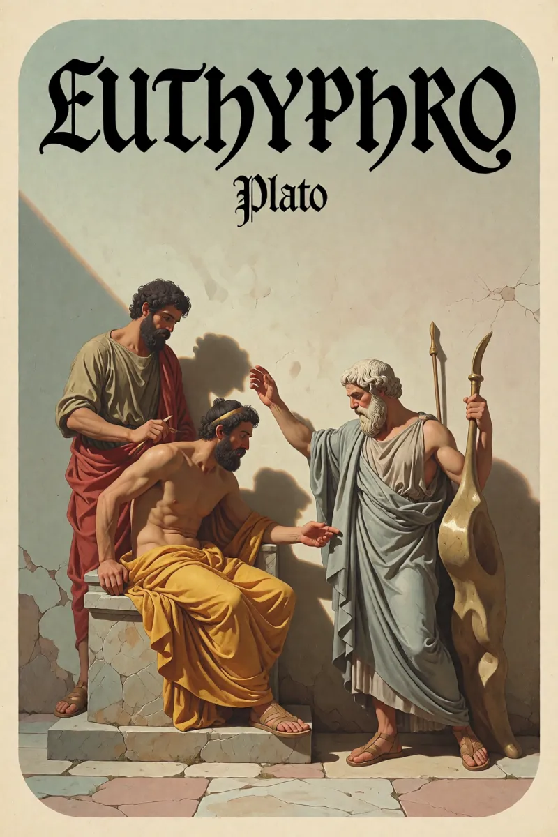 Cover of Euthyphro by Plato