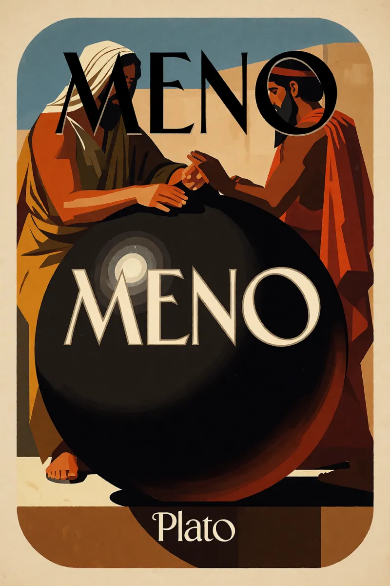 Cover of Meno by Plato